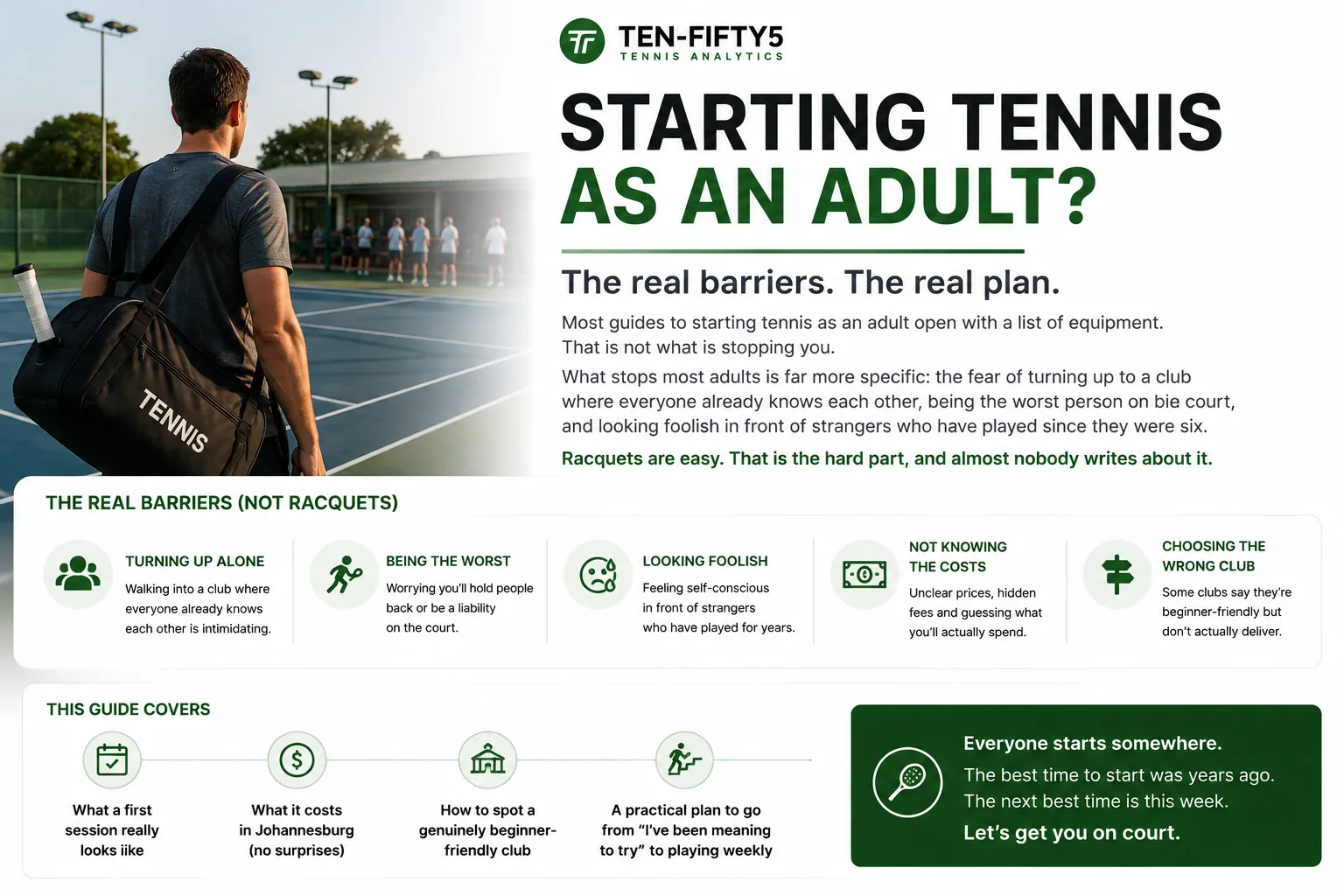 Starting Tennis as an Adult in Johannesburg: An Honest Guide