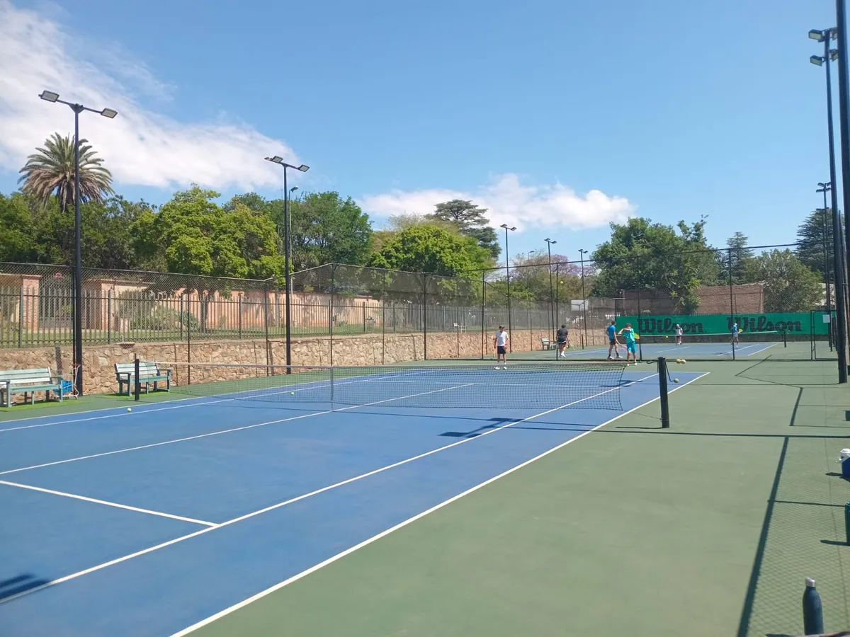 NextPoint's resurfaced hard courts under the Johannesburg sun